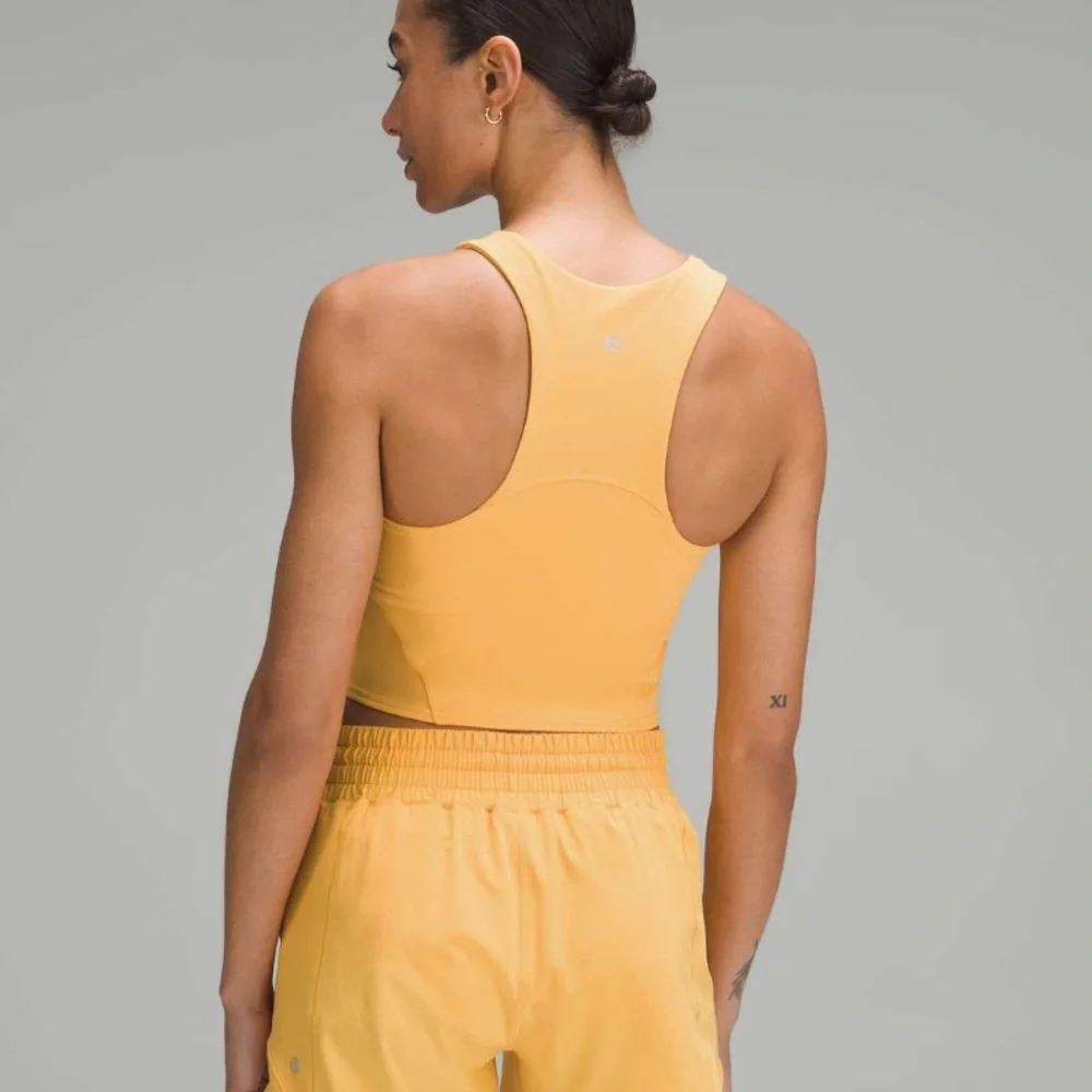 Lululemon Wunder Train Racerback Tank Top Orange Mango Dream Women’s Size 0